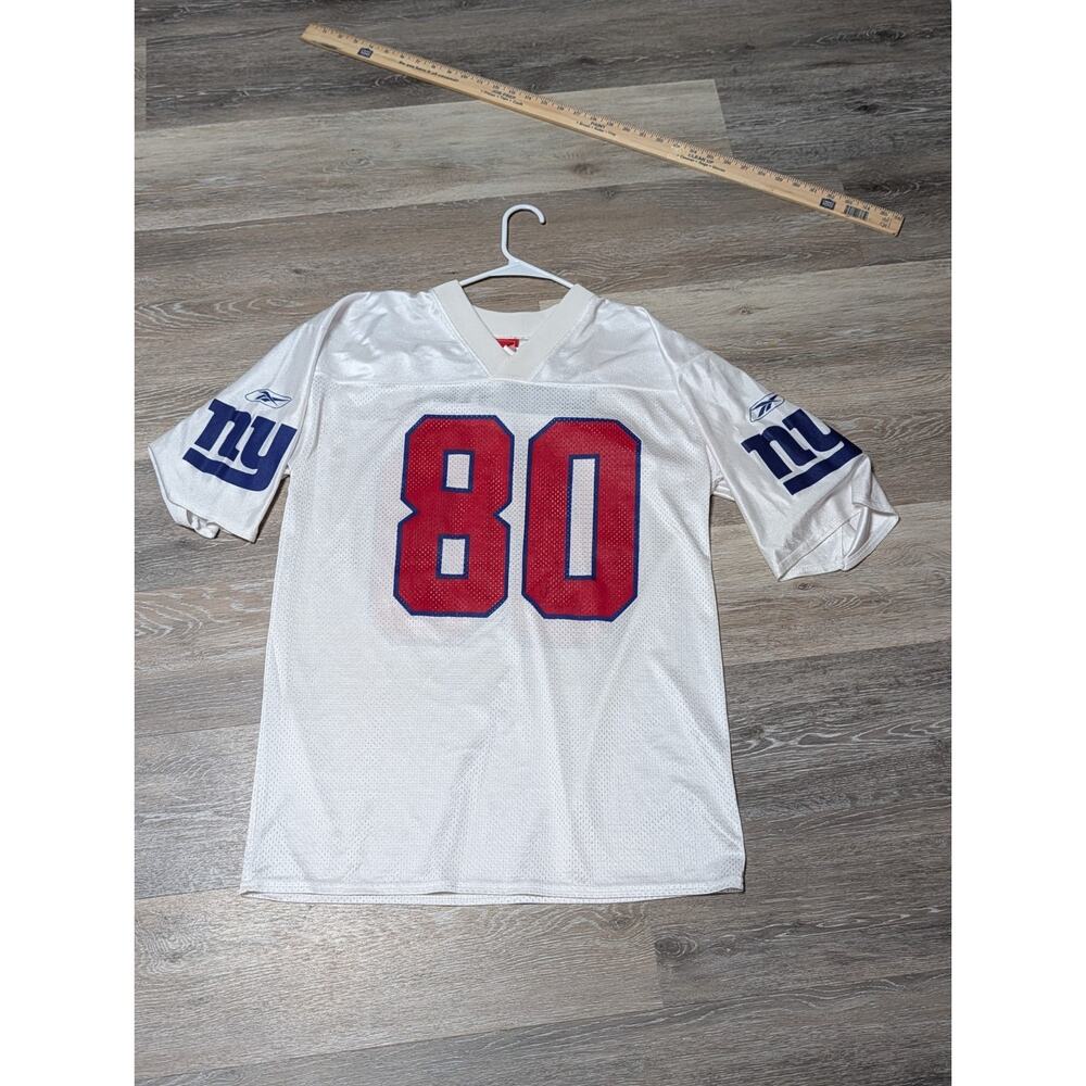 VTG REEBOK AUTHENTIC JEREMY SHOCKEY NEW YORK GIANTS ROAD JERSEY | SIZE MEDIUM